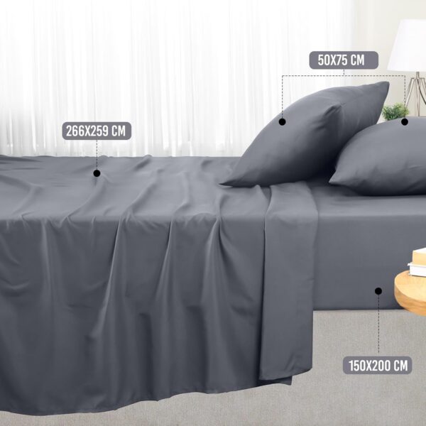 Utopia Bedding Juego de Sabanas 4 Piezas 150x200