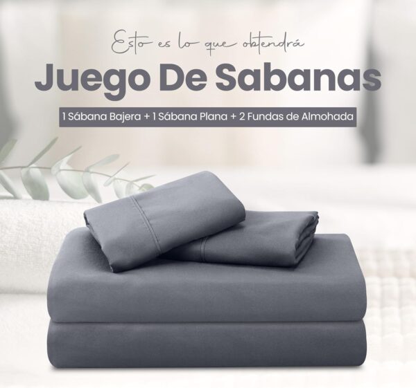 Utopia Bedding Juego de Sabanas 4 Piezas 150x200