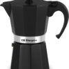 Cafetera italiana de aluminio, 6 tazas de capacidad