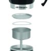 Cafetera italiana de aluminio, 6 tazas de capacidad