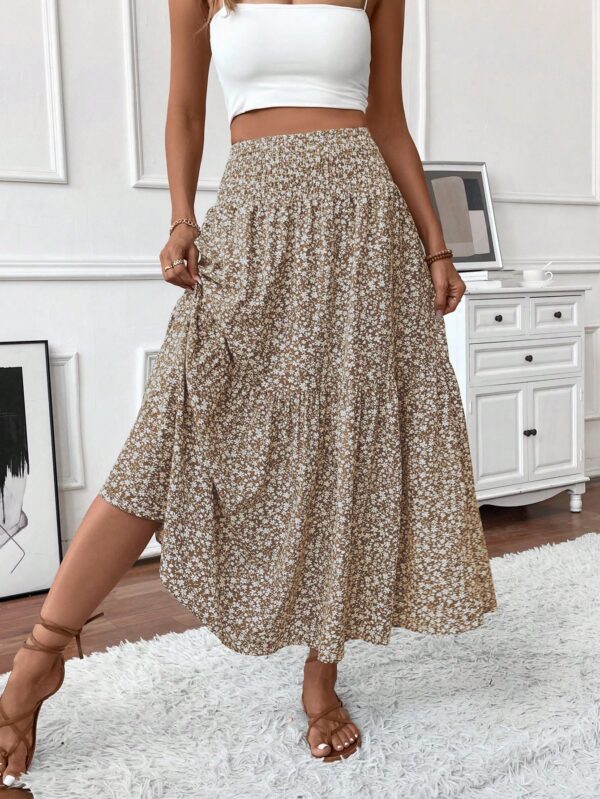 temve Falda con estampado floral